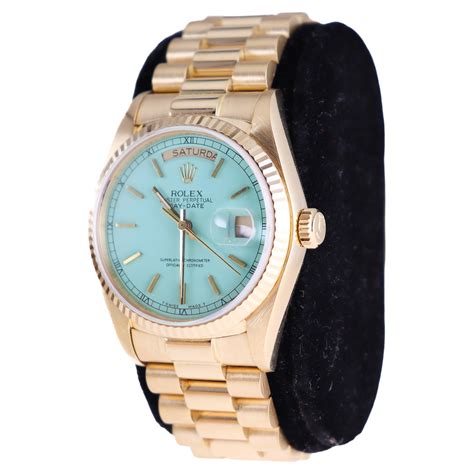 tiffany rolex gold|Rolex tiffany blue 36mm price.